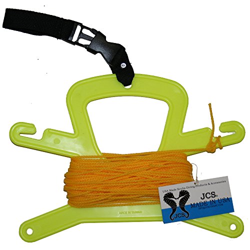 JCS Plastic Line Holder with 100 Feet Poly Line & Side Release Strap