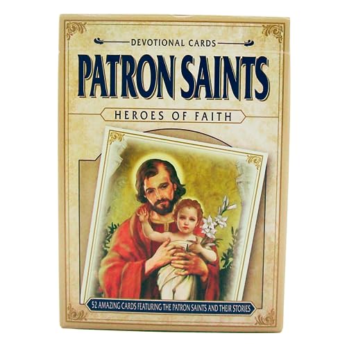 Wowser Patron Saints Deck of Cards Set, Educational Stories, Sunday School Lessons and Catholic Church Activities, Pack of 52