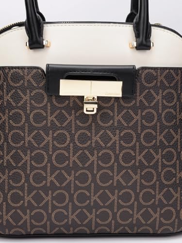 Calvin Klein brown pu crossbody bag – image 4