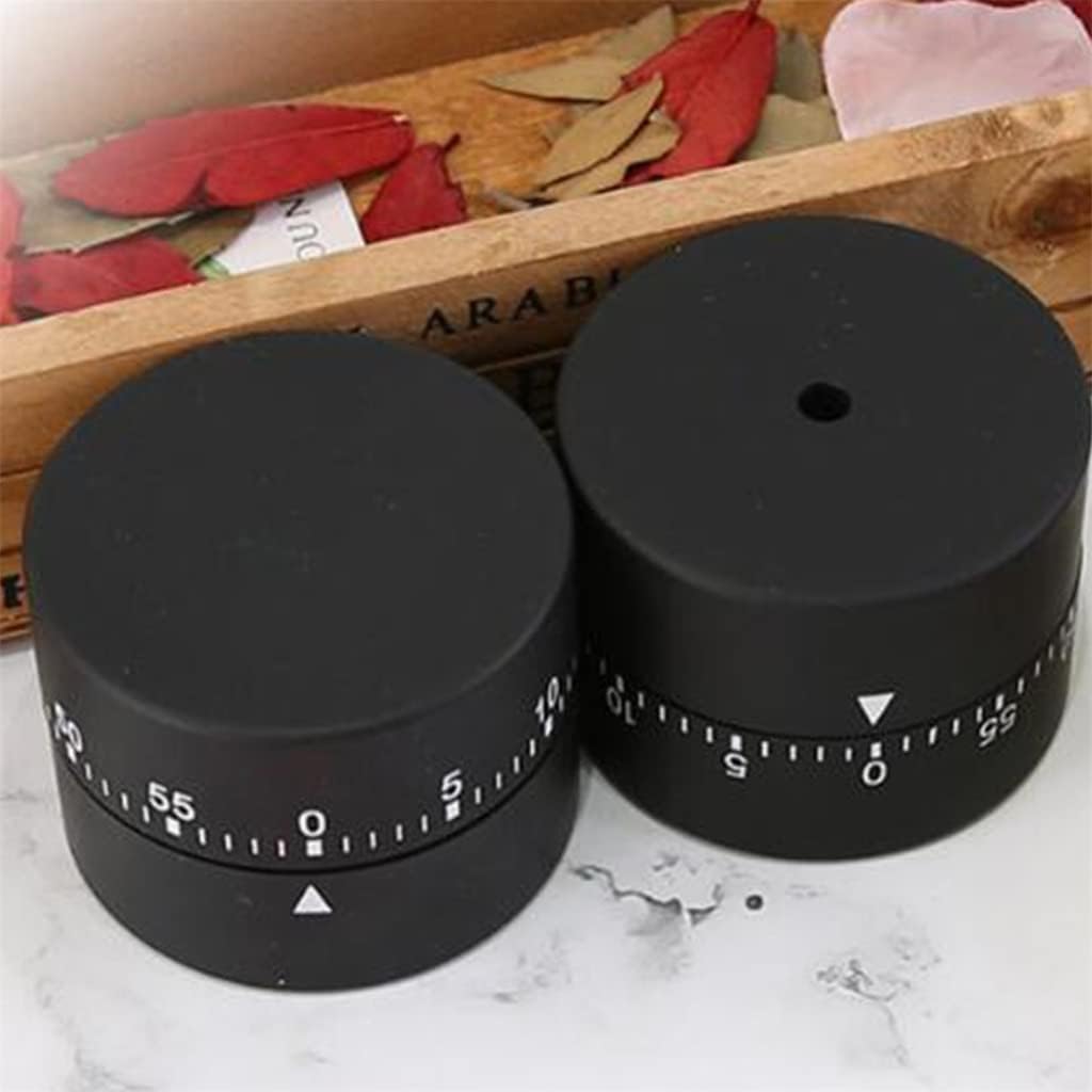 Cylindrical Mechanical Rotating Timer Cooking Countdown Timer Manual Timer Kitchen Reminder (Color : A, Size : One Size)