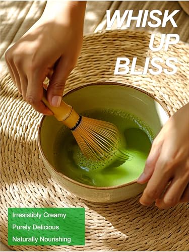 Image of TeeLux Vanilla Matcha Green Tea Powder, First Harvest Premium Matcha + Delicate Vanilla Powder, Flavorful & Aromatic, Hot or Iced Tea, 3.5oz