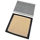 Engine & Cabin Air Filter Fit for 2024-2026 Lexus GX550, 2022-2025 LX600, V6 3.4T, Replace