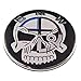 otro LUDOSTREET ref0001 Logo Emblema Badge Anagram Compatibile con BMW 82mm Car Cofano Anteriore (Skull)