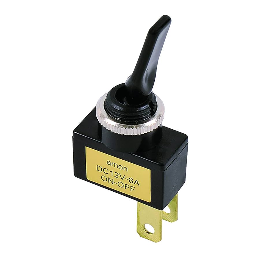 エンモー様☆確認 Amazon | エーモン(amon) トグルスイッチ ON-OFF DC12V・8A 3204