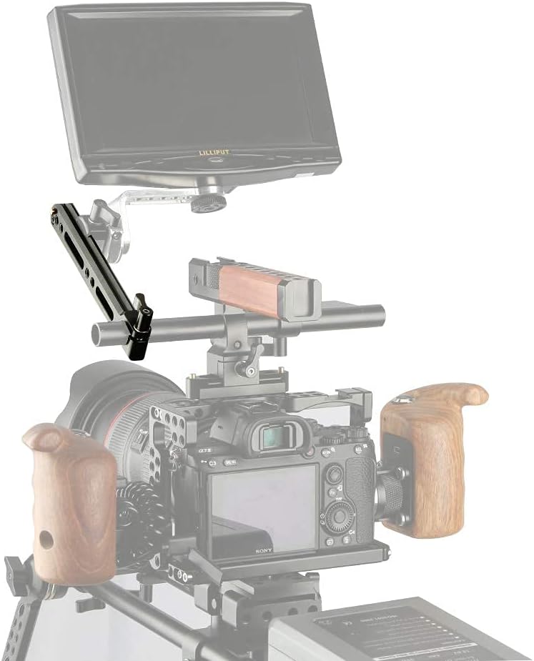 NICEYRIG 15mm Single Rod Clamp with Quick Release NATO Rail Double Sided, 1/4 Thread - 298 - Image 7