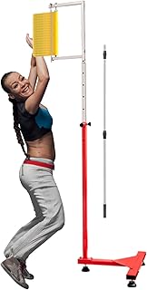 ENHEN Vertical Jump Tester Bounce Jump Measurement Tester Stable Base, Heavy Duty Volleyball Spike Trainer Challenger, Youth Basketball Leg Strength Training Aid