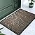 Yimobra Sturdy Door Mat, Heavy Duty Front Welcome Mats for Home Entrance Outdoor Indoor, Doormat for Outside Back Patio Floor Entry Porch Garage Office (Leaf, 29.5x17 Inch)