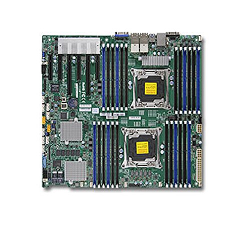 SUPERMICRO X10DRC-T4+ - Motherboard - enhanced extended ATX - LGA2011-v3 Socket - 2 CPUs supported - C612 - USB 3.0-4 x 10 Gigab