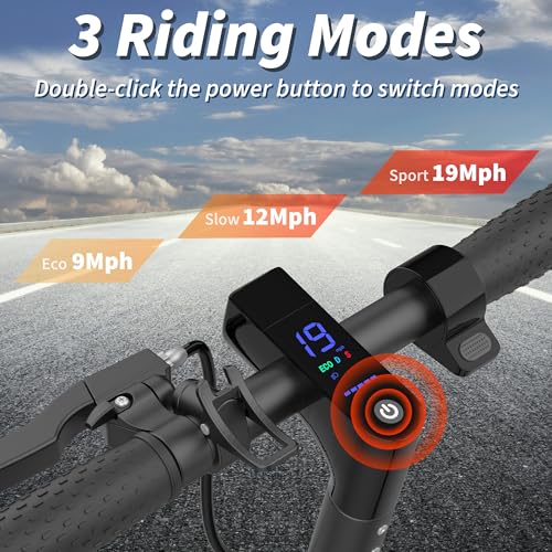 Electric Scooter for Adults, 350/500W Motor, 19/22MPH, 16-31