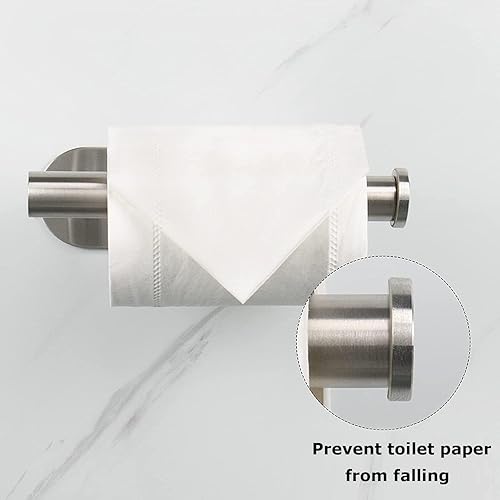 Miniatura 4 de Non Perforated Toilet Paper Holder for bathrooms and bathrooms, Adhesive for bathrooms and bathrooms, Stainless Steel