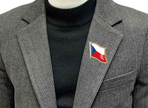 Image of vmcoatdu Country Flag Pin Badge International Travel Brooch Metal Alloy Souvenir Pin for Hat Clothes Backpack