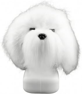 【2026新登場】マネキンヘッド　トリマー練習用 犬 人形 カット練習 モデル犬　リアル　練習用マネキン　ペット美容学科 | ウィッグ付き犬マネキン　学校教材 初心者向け　 練習用　家庭用やサロン練習に使えるグルーミング教材　トリマートレーニング用グルーミング練習ツール , 頭部モデル＋ウィッグ