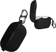 Funda Compatible con JBL Wave Buds de kwmobile - Funda de Silicona para Auriculares - Negro