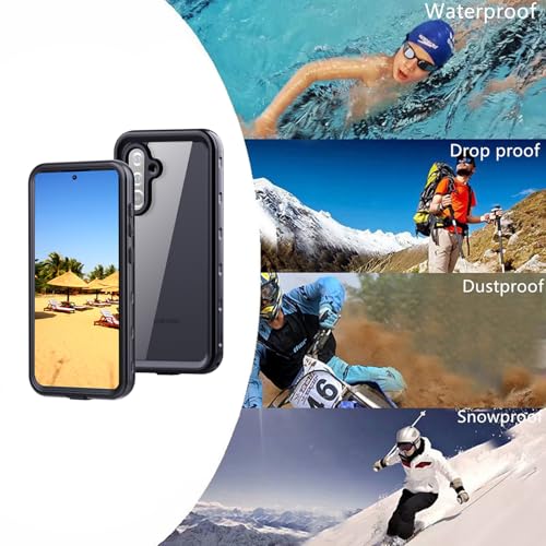 Coque intégrale imperméable et anti-chocs avec protection d'écran intégrée