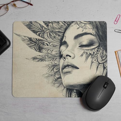Image of PAPER PLANE DESIGN Mouse Pad Designer Anti Skid Mouse Pads for Desktop and Laptop Computers. D773
