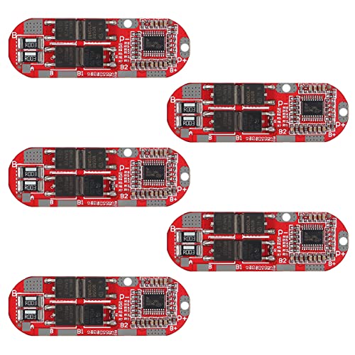 5PCS BMS 5S 25A 21V Battery Protection Board for Lithium Battery Protection Circuit Charging Board Module Integrated Circuits.