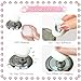 FWUNYVN 4Pcs Toilet Button Press Top Toilet Push Button Flush,Toilet Push Tool for Women Manicures,Multifunctional Handle Helper for Toilet Lid & Tanks Covers Drawer Toilet Tanks Button (White)
