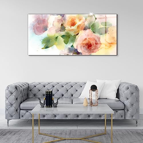 Verre d'art premium Wallfluent 100x50cm aux finitions soignées