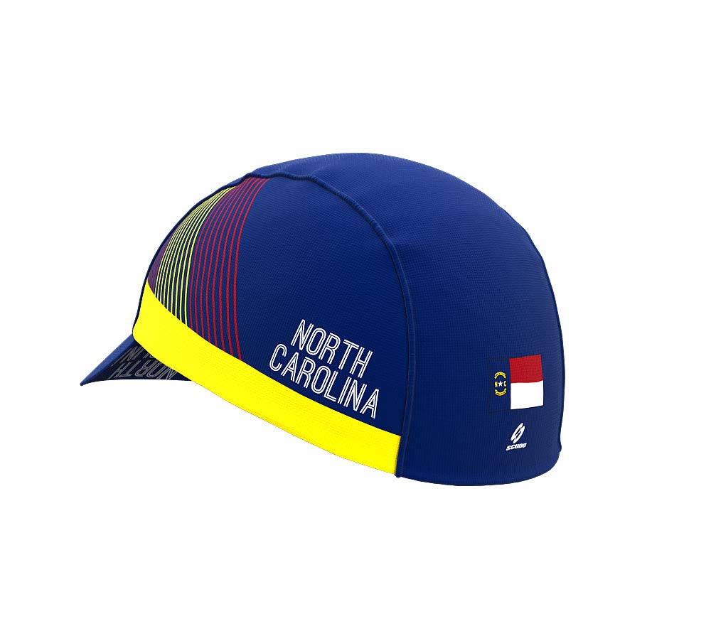 North Carolina Bike Cycling Cap Multicolored