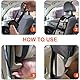 ElevaPulse 2 Stück Auto Organizer, Aufbewahrungstasche Faltbare Autositz Seitenorganisator aus 600D Oxford-Tuch + Mesh, Auto Gadgets