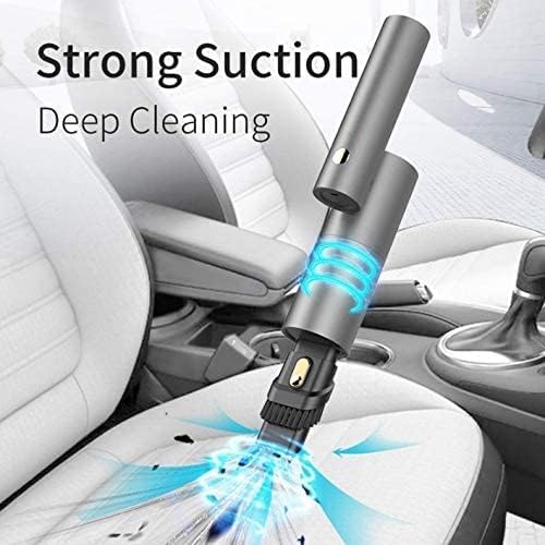 Car Vacuum Cleaner Handheld Rotatable Mini Vacuum for Car Home High Power - DC 12.6V Cordless Portable Vacuum Wet Dry and USB