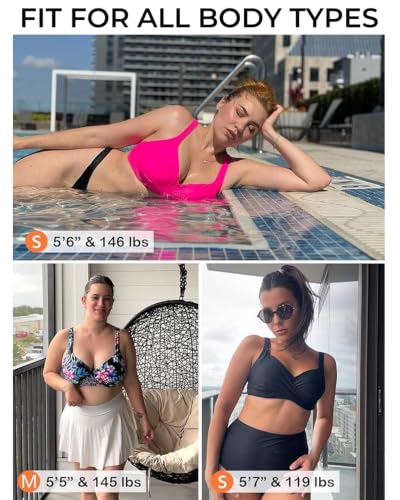 Image of Women Underwire Bikini Tops - Push Up Swim Top Only Bra Padded Bathing Suit Top 2025 Swimsuit Tops