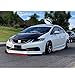 x xotic tech Front Bumper Lip Chin Spoiler+ 2.2M Side Skirt Winglets Diffusers+ Adjustable 10