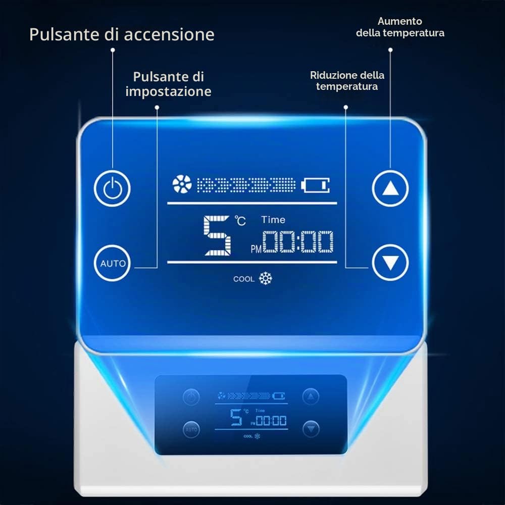 LEVIOC'S Refrigeratore elettrico per insulina, frigorifero portatile per medicinali in viaggio, frigorifero per auto e casa, mini frigorifero, 2-18 °C