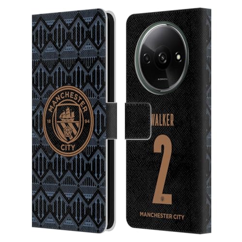 Head Case Designs Officially Licensed Manchester City Man City FC Kyle Walker 2020/21 Players Away Kit Group 2 Leather Book Wallet Case Cover Compatible with Xiaomi Redmi A3