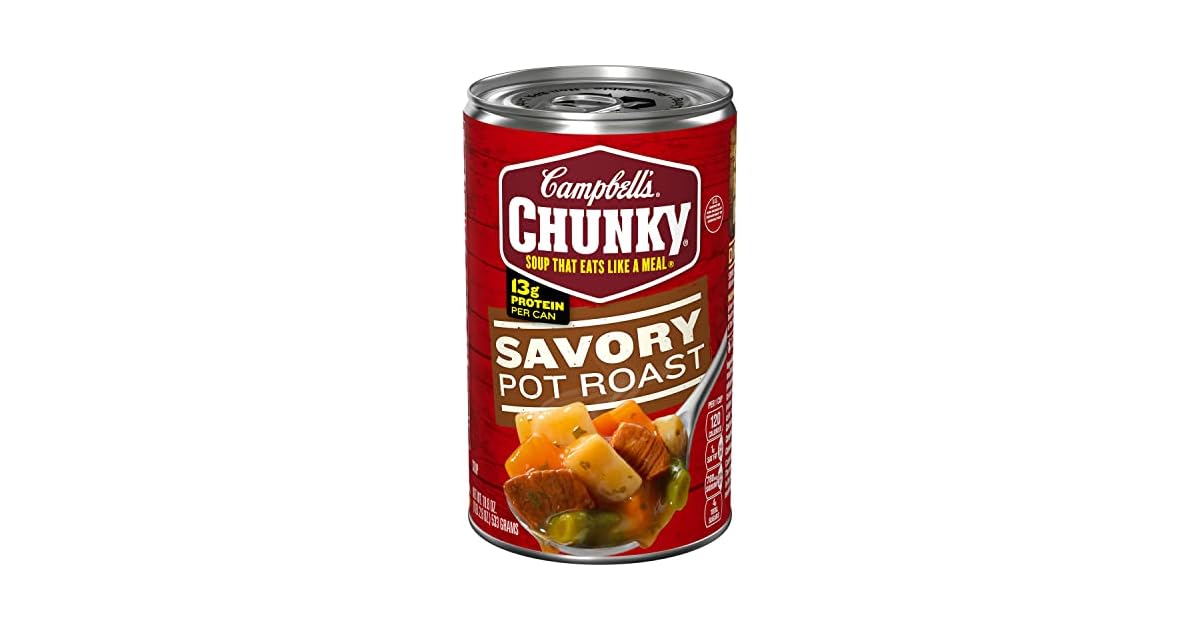 Campbell's Chunky Savory Pot Roast Soup (18.8 Oz Can) only 1.41