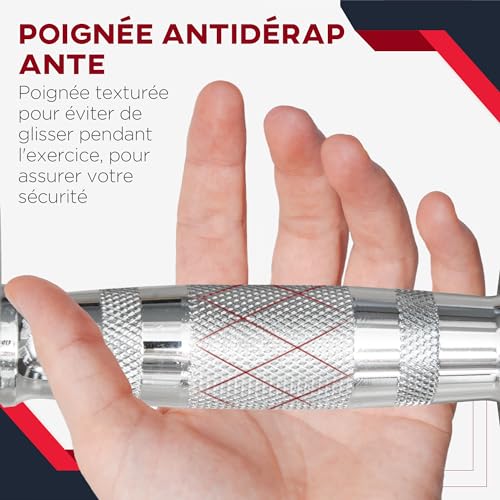 HOMCOM Ensemble d'haltères courtes total 2 x 4/5/6/8/10 Kg, haltères musculation fitness pour homme et femme, entraînement musculaire & haltérophilie - métal caoutchouc noir – Image 5