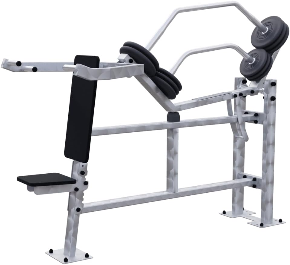 Exercise Machine Shoulder Press Muscles Ive Outdoor Stainless Steel Adjustable Load
