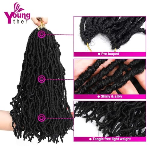 Youngther-24-Inch-New-Faux-Locs-Crochet-Hair-6Pscks-84-stands-Extensible-New-Goddess-Soft-Locs-Crochet-Hair-Pre-Looped-Synthetic-Crochet-Braiding-Hair-for-Black-Women24inch6packs1B