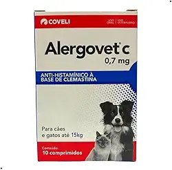 Coveli Alergovet C 0 7Mg Para Cães