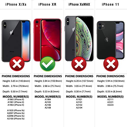 Safesleeve Emf Protection Anti Radiation Iphone Case: Iphone Xr Rfid Card Holder Blocking Wallet, Adjustable Stand Cell Phone Case, Vegan Leather For Women & Men (Grey) #TOP1