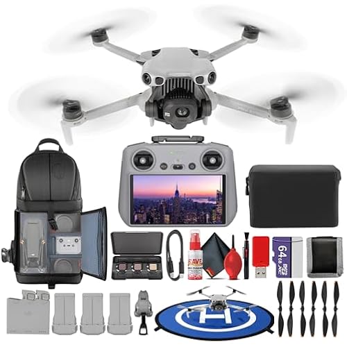 DJI Mini 5 Pro Drone RC2 Fly More Combo Lightweight Camera Aerial UAV Beginner Bundle | Extended Flight Smart Tracking Portable Photography Kit with 64GB Card + Landing Pad + More