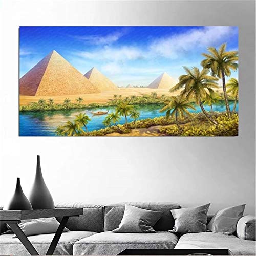 Point de Croix Diamant Art Craft Pyramide Égypte 5D Square Drill 24x72