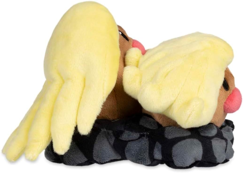 Pokémon Center: Alolan Dugtrio Sitting Cuties Plush