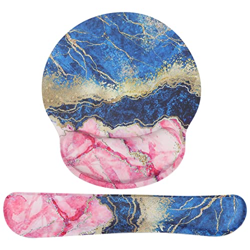Mobestech 1 Conjunto de Mouse Pad Ergonômico Mousepad Com Descanso de Pulso Acessório de Computador