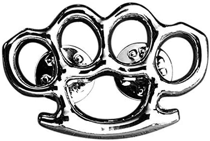Miltacusa Knuckles MC Jacket Vest Biker Pin (MP3) 2 PC for Jackets, Back Packs, Tactical Gears, and more.