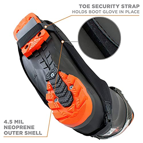 Couvre-bottes de ski coupe-vent avec isolation thermique haute performance - 3