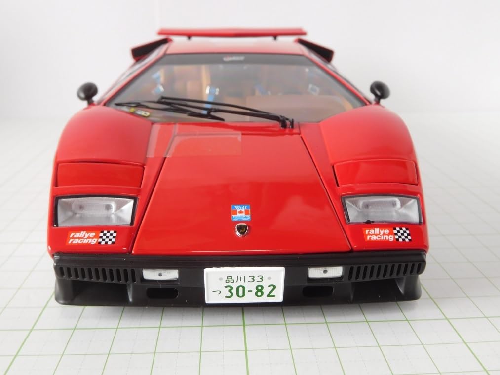 美品　京商カウンタック　ウォルターウルフ　RED 1/18 KS08320A 京商オリジナル 1/18 ランボルギーニ カウンタック