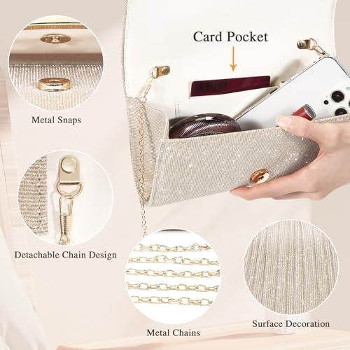 Image of UBAYMAX Evening Bag Clutch Purses for Women Lady Girl Handbags Crossbody Bag Wedding Bag for Prom Party Wedding Engagement | Wedding Bag