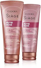 Eudora Kit Siàge Nutri Rosé: Shampoo 250ml + Condicionador 200ml