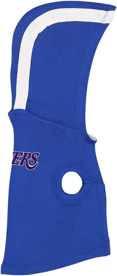 Basketball Graphic Dog Shirt with Hoodie - Print Dog Hoodie - Art Print Dog Clothing - Royal White, L