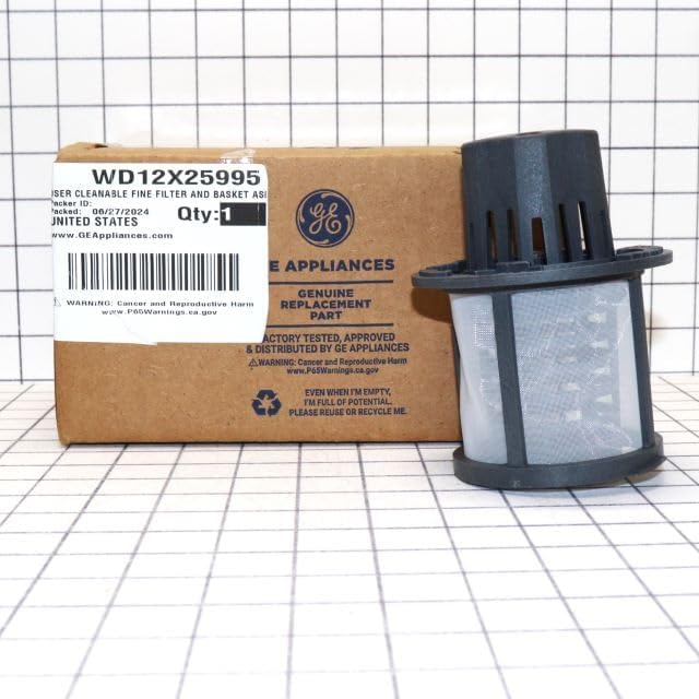 WD12X25995 Dishwasher Fine Filter and Basket Assembly
