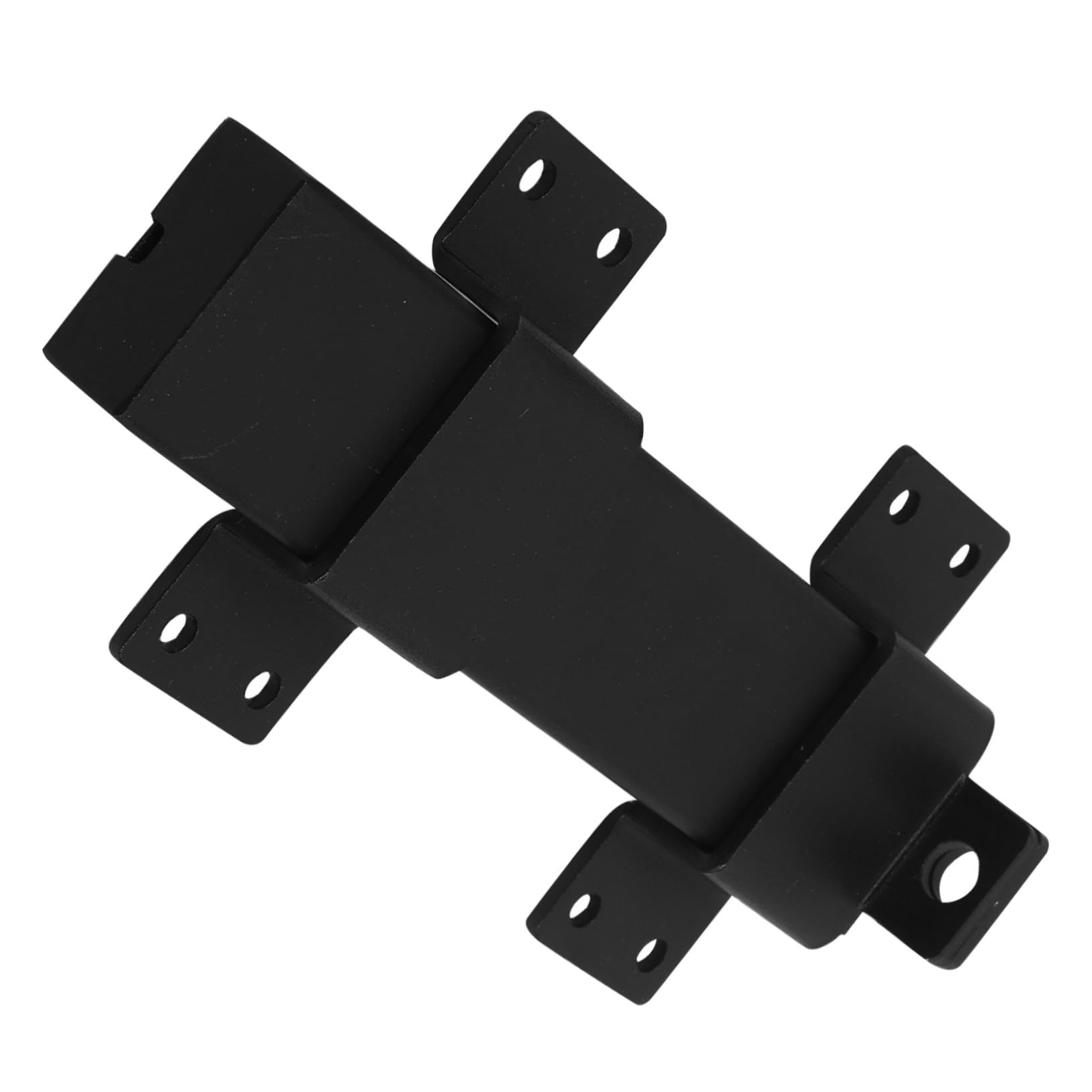 Tofficu Chiusura della porta pesante per porta regolabile chiavistello del cancello di sicurezza diapositiva pesante di rinforzo domestico Shed Latch Nero