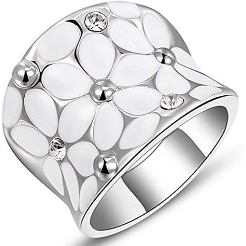 Fashion Month Enamel Flower Ring Cover