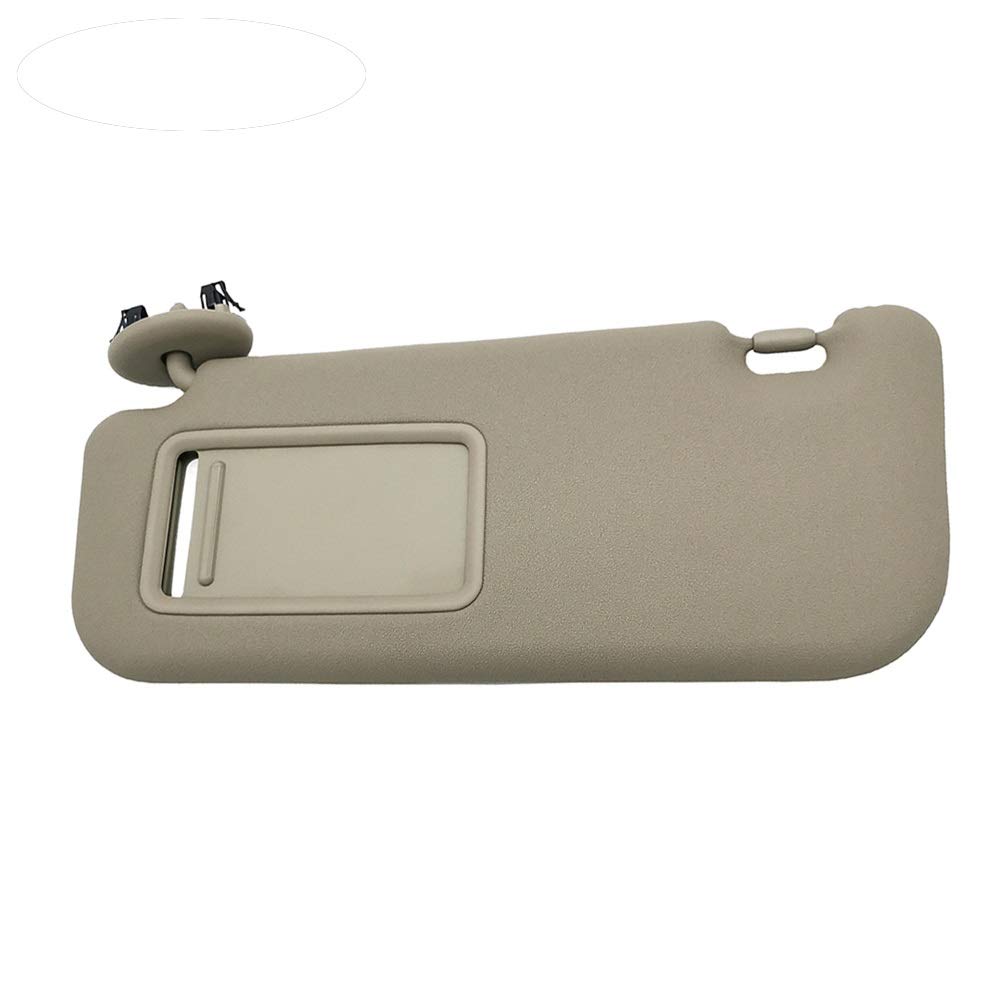 GLOFLY Auto Visiera Parasole Lato Sinistro Parabrezza Anteriore Parasole Grigio Chiaro Misura for Toyota Yaris 2008 2009 2010 2011 2012 2013 Alette parasole