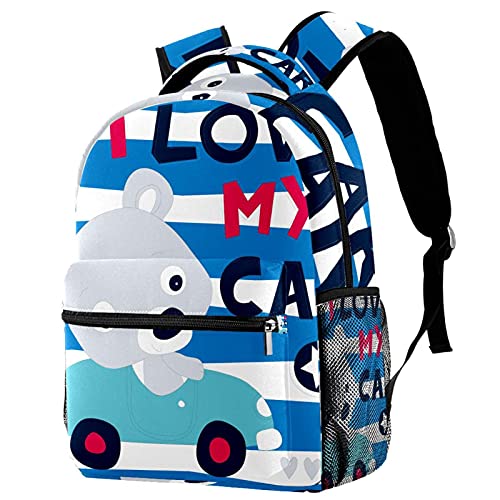 Sac à dos de voyage avec porte-bouteille anti-fuite pour enfant